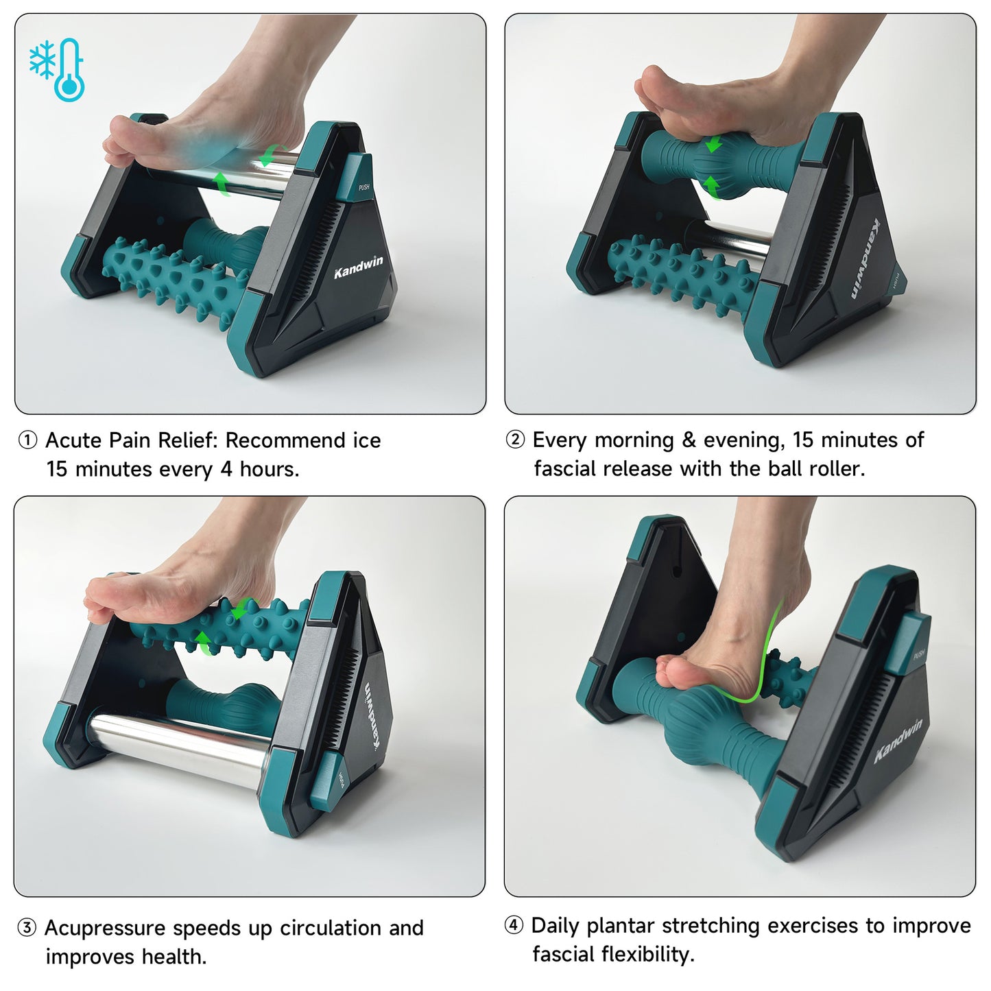 Kandwin 3-in-1 Plantar Fasciitis Roller