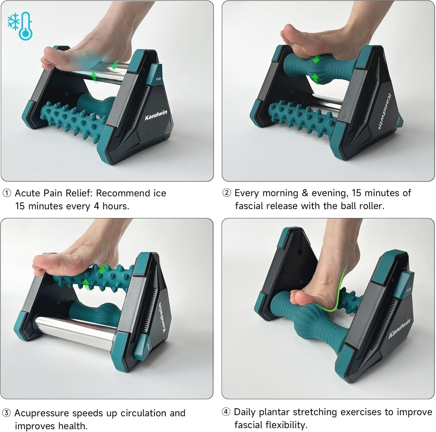Kandwin 3-in-1 Plantar Fasciitis Roller